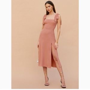 Reformation Twilight Dress in Praline size 6